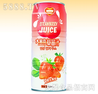 戀愛果實果肉草莓汁960ml